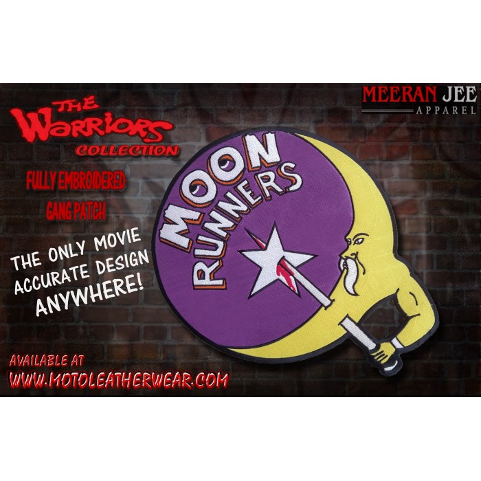 Moon Runners Embroidery Patch, The Warriors Movie Patch, Moon Runners